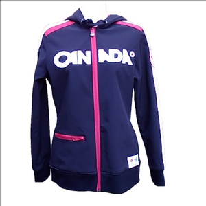CANADA 2010 Olympics Black Women's Soft Shell Jacket NWOT Hudson Bay Co.